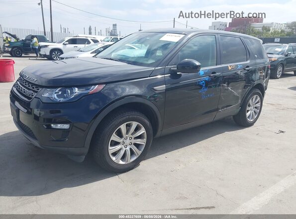 SALCP2BG8GH632702 2016 LAND ROVER DISCOVERY SPORT Black Առջևի ձախ երեք քառորդ տեսարան