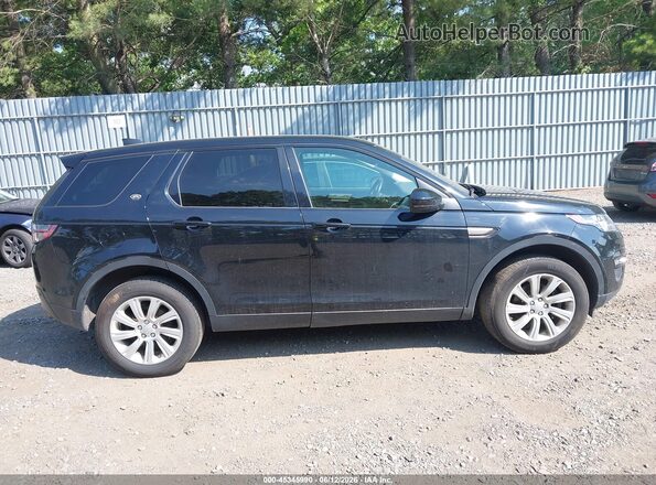 SALCP2FX3KH815895 2019 LAND ROVER DISCOVERY SPORT Black Widok wnętrza z tyłu