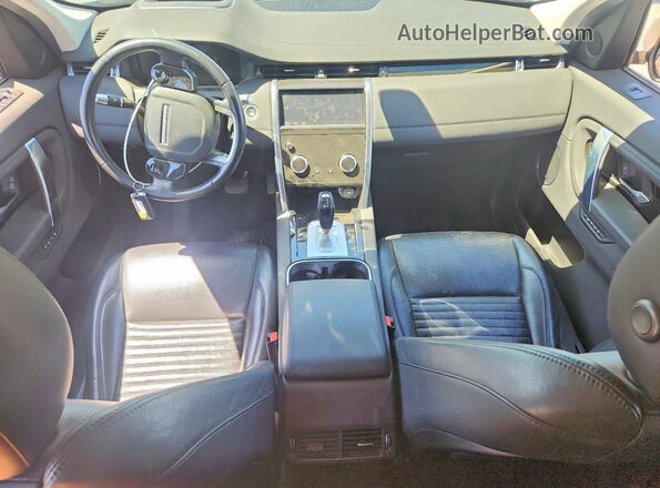 SALCP2FX7LH842406 2020 LAND ROVER DISCOVERY Black წინა პანელის ხედი