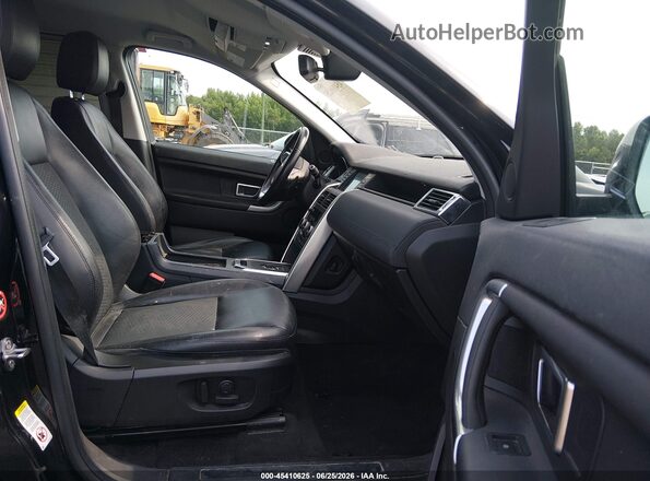SALCP2FXXKH786296 2019 LAND ROVER DISCOVERY SPORT Black წინა სალონის ხედი