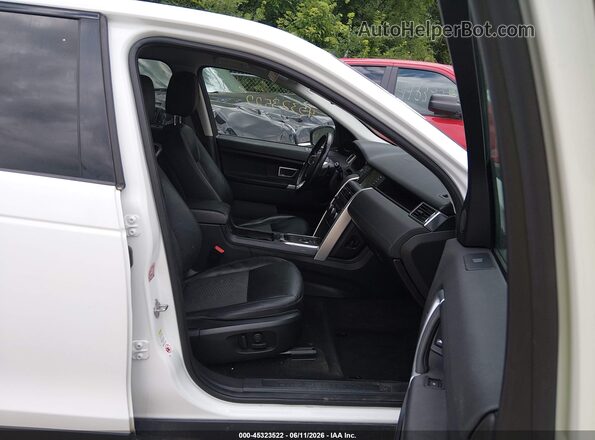 SALCP2RX6JH767027 2018 LAND ROVER DISCOVERY SPORT White Front interior view