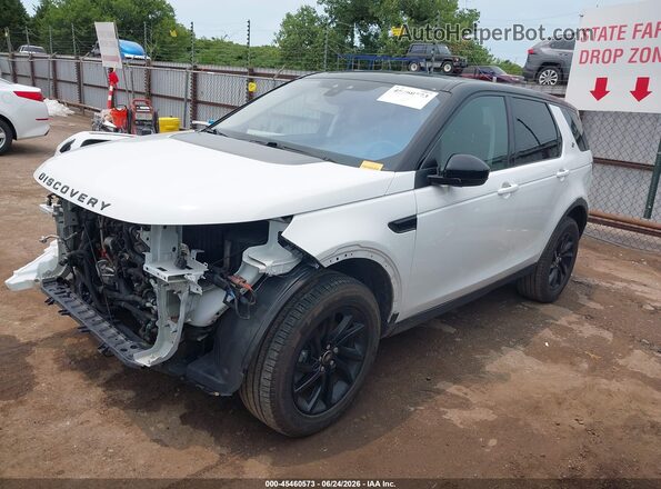 SALCP2RX6JH770848 2018 LAND ROVER DISCOVERY SPORT White წინა მარცხენა ხედი სამი მეოთხედიდან