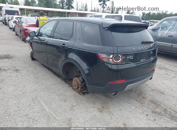 SALCR2BG1HH662281 2017 LAND ROVER DISCOVERY SPORT Черный Задняя левая четверть