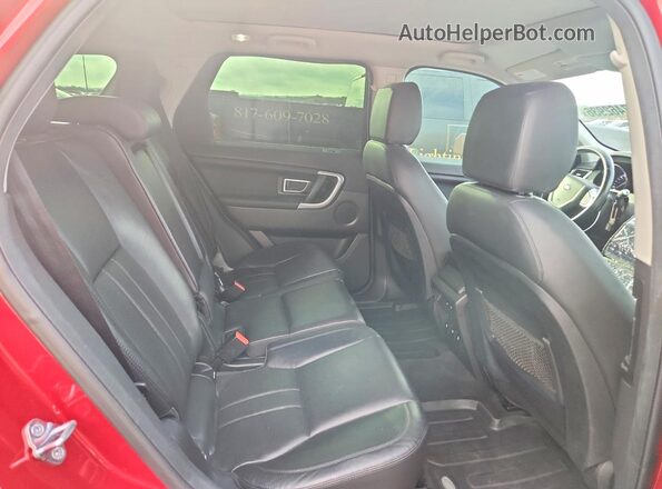 SALCR2BG7GH557940 2016 LAND ROVER DISCOVERY Red Vista interior trasera