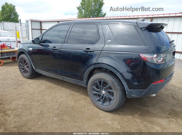 SALCR2FX3KH802851 2019 LAND ROVER DISCOVERY SPORT Black Tył lewy