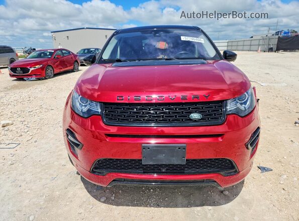 SALCR2RX1JH739906 2018 LAND ROVER DISCOVERY Красный 