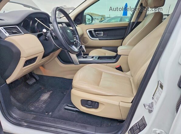 SALCR2RX5JH748849 2018 LAND ROVER DISCOVERY White წინა სალონის ხედი
