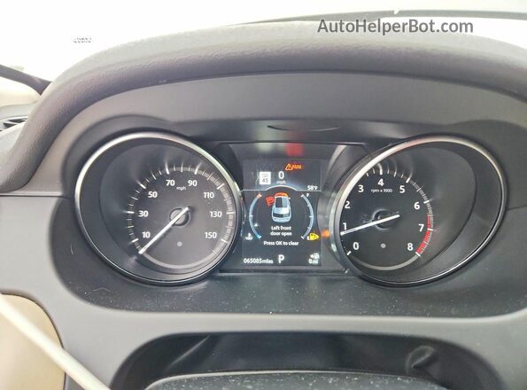 SALCR2RX5JH748849 2018 LAND ROVER DISCOVERY White ხელსაწყოთა პანელის ხედი