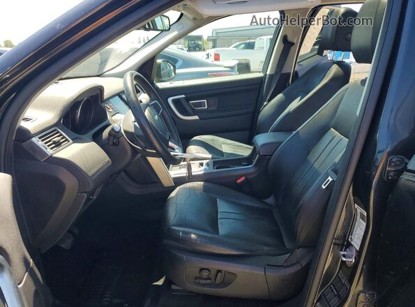 SALCR2RX8JH741636 2018 LAND ROVER DISCOVERY Black Widok wnętrza z przodu