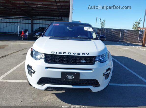 SALCT2BG5HH711709 2017 LAND ROVER DISCOVERY SPORT White Vista del cuadro de instrumentos