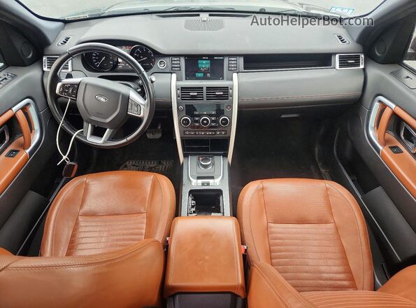 SALCT2BGXGH592635 2016 LAND ROVER DISCOVERY Black Dashboard view
