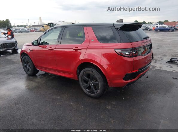 SALCT2FX5LH862438 2020 LAND ROVER DISCOVERY SPORT Red Trasero izquierdo