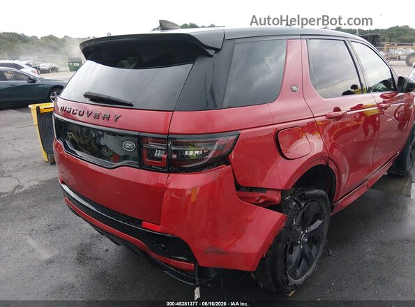 SALCT2FX5LH862438 2020 LAND ROVER DISCOVERY SPORT Red Vista frontal