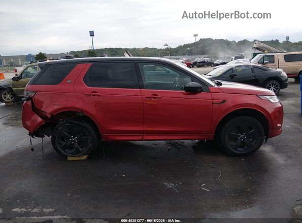 SALCT2FX5LH862438 2020 LAND ROVER DISCOVERY SPORT Red Vista interior trasera