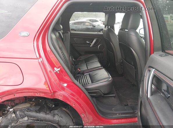 SALCT2FX5LH862438 2020 LAND ROVER DISCOVERY SPORT Red Vista de la etiqueta del VIN