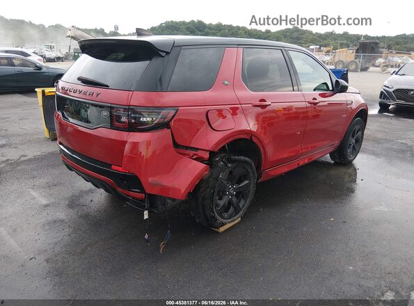 SALCT2FX5LH862438 2020 LAND ROVER DISCOVERY SPORT Red Trasero derecho