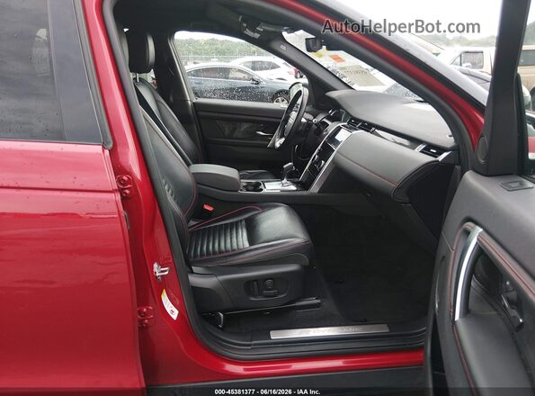 SALCT2FX5LH862438 2020 LAND ROVER DISCOVERY SPORT Red Vista interior delantera