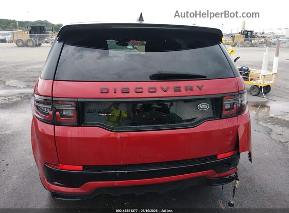 SALCT2FX5LH862438 2020 LAND ROVER DISCOVERY SPORT Red 