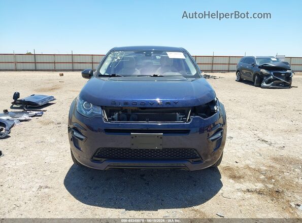 SALCT2FX6KH799381 2019 LAND ROVER DISCOVERY SPORT Blue Widok wnętrza z tyłu