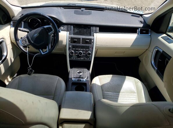 SALCT2RX9JH778034 2018 LAND ROVER DISCOVERY White Widok deski rozdzielczej