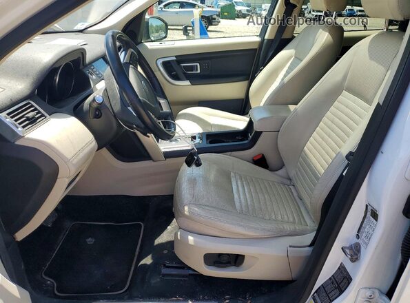 SALCT2RX9JH778034 2018 LAND ROVER DISCOVERY White Widok wnętrza z przodu