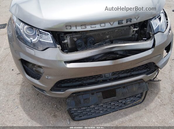 SALCT2SX0JH775100 2018 LAND ROVER DISCOVERY SPORT Cream Vista frontal
