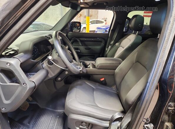 SALE27EU2S2392645 2025 LAND ROVER DEFENDER Black Widok wnętrza z przodu