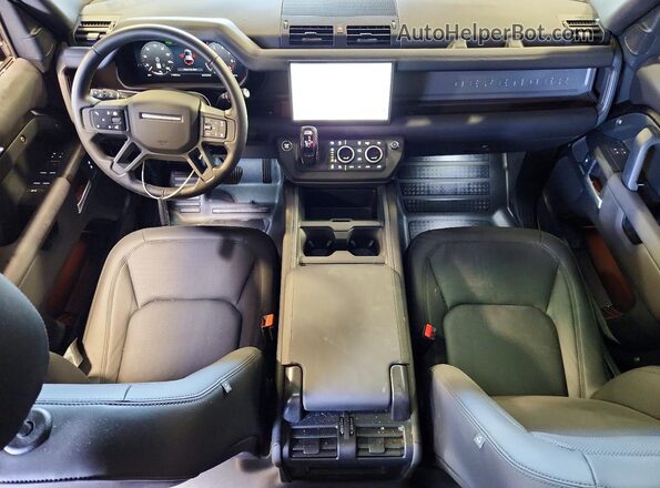 SALE27EU2S2392645 2025 LAND ROVER DEFENDER Black Widok deski rozdzielczej