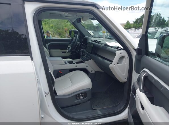 SALE2FEU1S2437908 2025 LAND ROVER DEFENDER White Widok wnętrza z przodu