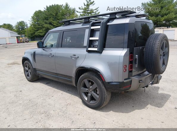 SALE3ERU9M2045148 2021 LAND ROVER DEFENDER Серый Задняя левая четверть