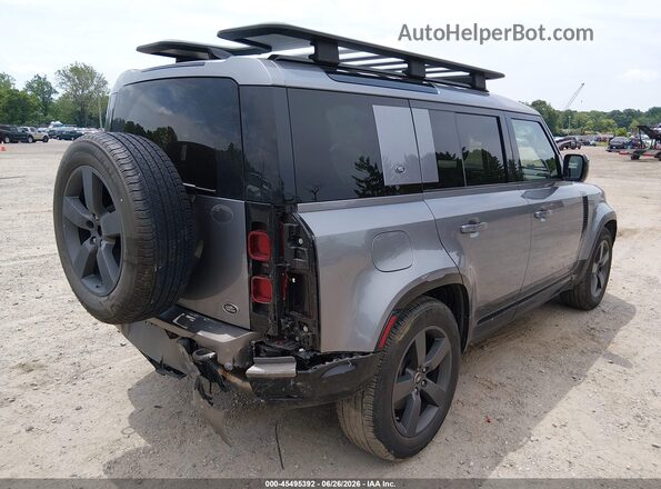 SALE3ERU9M2045148 2021 LAND ROVER DEFENDER Серый Задняя правая четверть