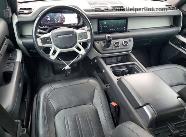 SALE9EEU3L2021298 2020 LAND ROVER DEFENDER Black Առջևի վահանակի տեսք