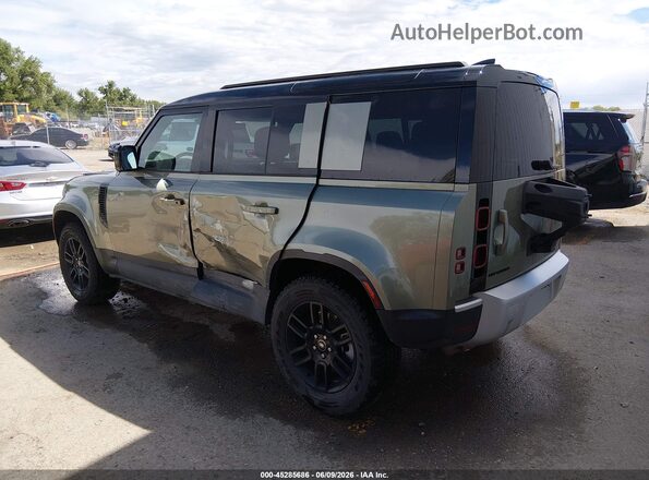 SALEJ7EU4S2427091 2025 LAND ROVER DEFENDER Green უკანა მარცხენა