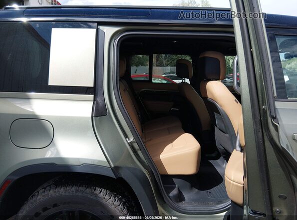 SALEJ7EU4S2427091 2025 LAND ROVER DEFENDER Green VIN კოდის სტიკერის ხედი