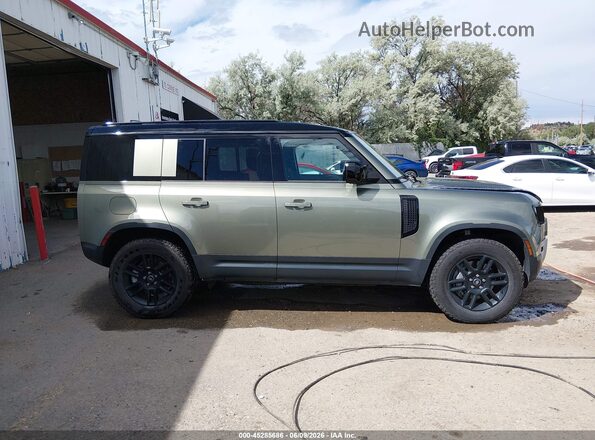 SALEJ7EU4S2427091 2025 LAND ROVER DEFENDER Green უკანა სალონის ხედი
