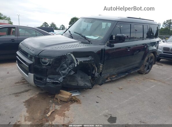 SALEJ7EX0R2340132 2024 LAND ROVER DEFENDER Black Առջևի ձախ երեք քառորդ տեսարան