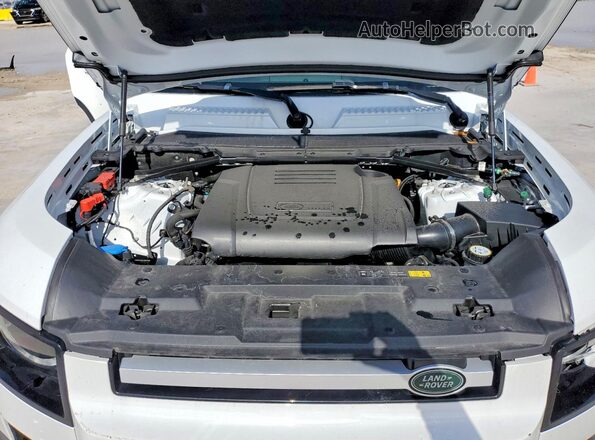 SALEJ7EX7S2462590 2025 LAND ROVER DEFENDER White ძრავის განყოფილების ხედი
