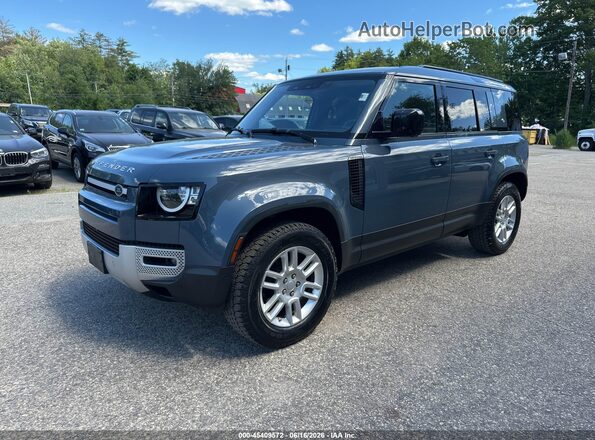 SALEJEEX1L2026288 2020 LAND ROVER DEFENDER Blue Առջևի ձախ երեք քառորդ տեսարան