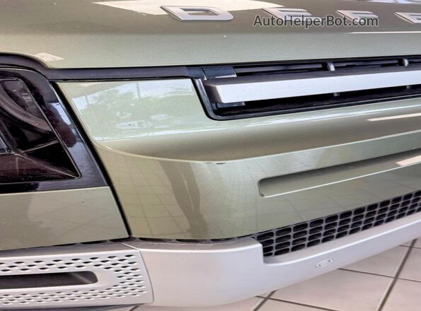 SALEP7RU7M2052714 2021 LAND ROVER DEFENDER Green ძრავის განყოფილების ხედი