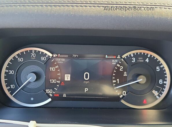 SALEPERU2N2103669 2022 LAND ROVER DEFENDER White Instrument cluster view