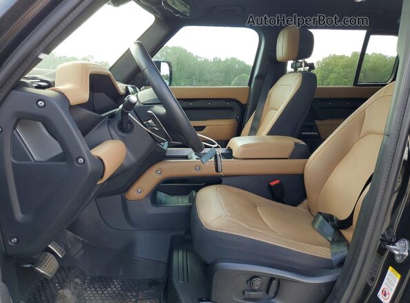 SALEWEEE5S2435831 2025 LAND ROVER DEFENDER Black Widok wnętrza z przodu