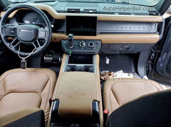 SALEWFFE8S2426965 2025 LAND ROVER DEFENDER Gray Առջևի վահանակի տեսք