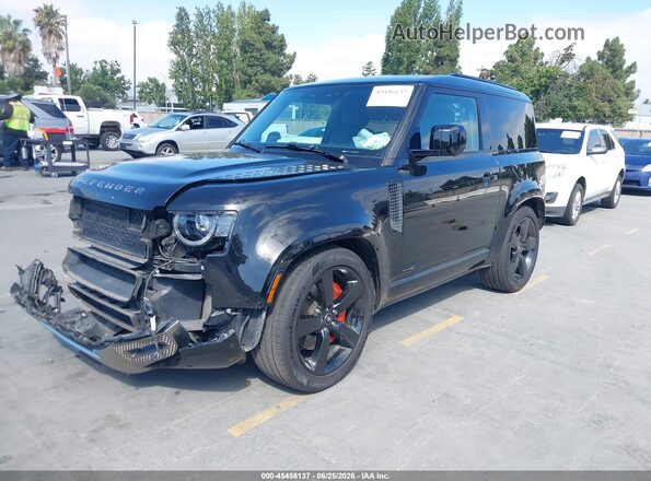 SALEX6RU8M2052876 2021 LAND ROVER DEFENDER Black Przód lewy