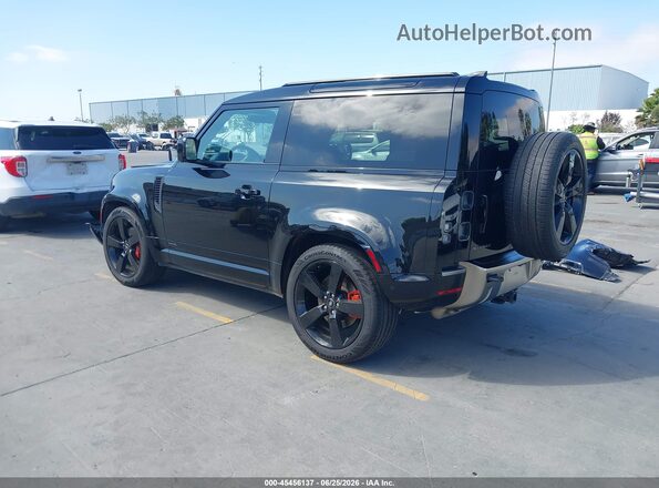 SALEX6RU8M2052876 2021 LAND ROVER DEFENDER Black Tył lewy