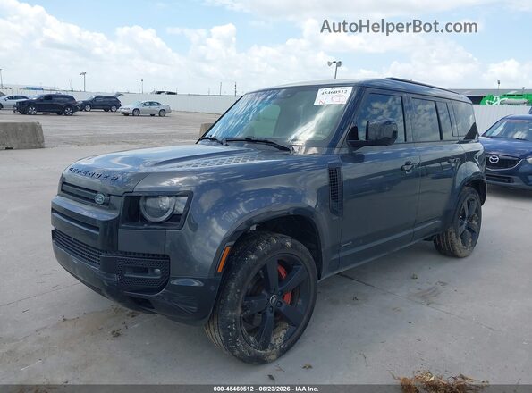 SALEX7EU9S2393597 2025 LAND ROVER DEFENDER Gray წინა მარცხენა ხედი სამი მეოთხედიდან