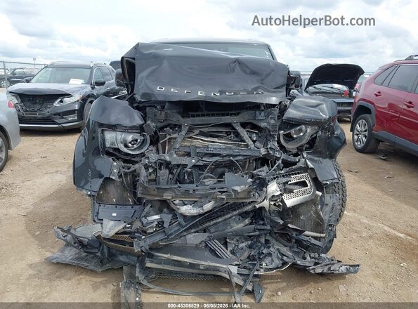 SALEXEEU8L2018628 2020 LAND ROVER DEFENDER Black Widok z przodu