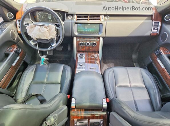 SALGR2FVXHA357669 2017 LAND ROVER RANGE White Widok deski rozdzielczej