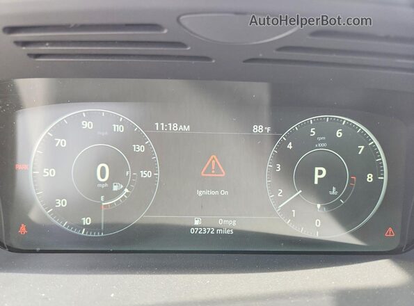 SALGR2FVXHA357669 2017 LAND ROVER RANGE White Widok zestawu wskaźników