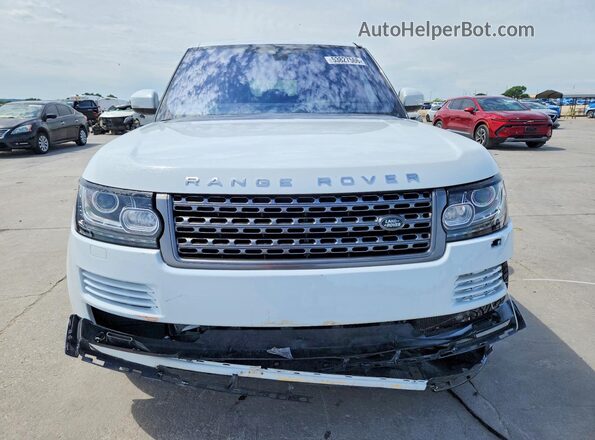 SALGR2FVXHA357669 2017 LAND ROVER RANGE White Widok z przodu