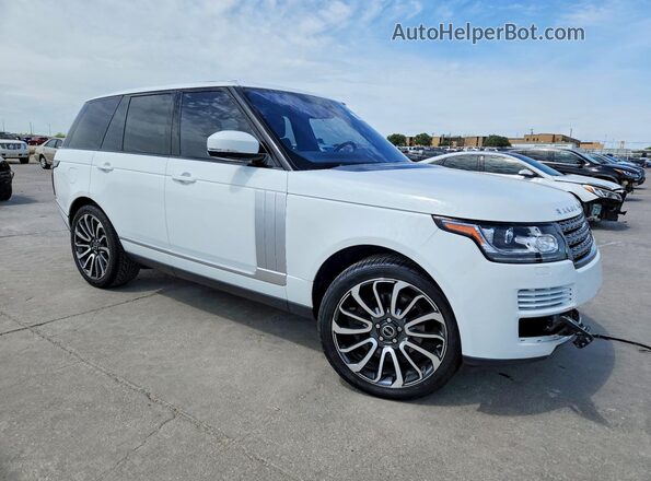 SALGR2FVXHA357669 2017 LAND ROVER RANGE White Przód prawy